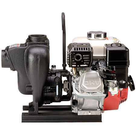 5 HP Honda Gas Engine Cast Iron Pump with 2" NPT